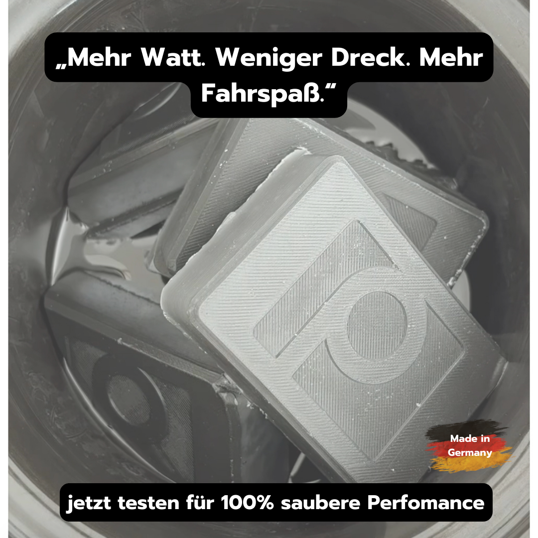 Heißwachs mit Graphit, MoS2 und WS2