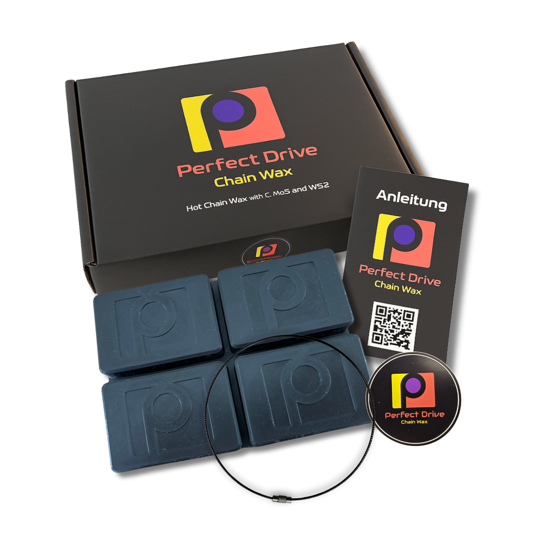 Heißwachs mit Graphit, MoS2 und WS2