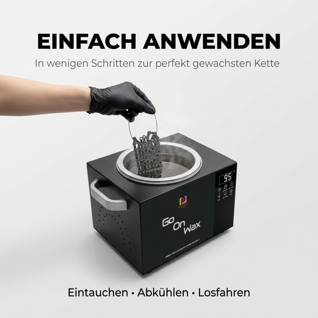 Heißwachs mit Graphit, MoS2 und WS2