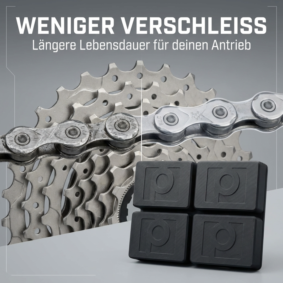 Heißwachs mit Graphit, MoS2 und WS2